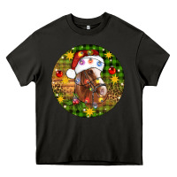 Asphalt Christmas horse Heavy Core Tee - Artiststas