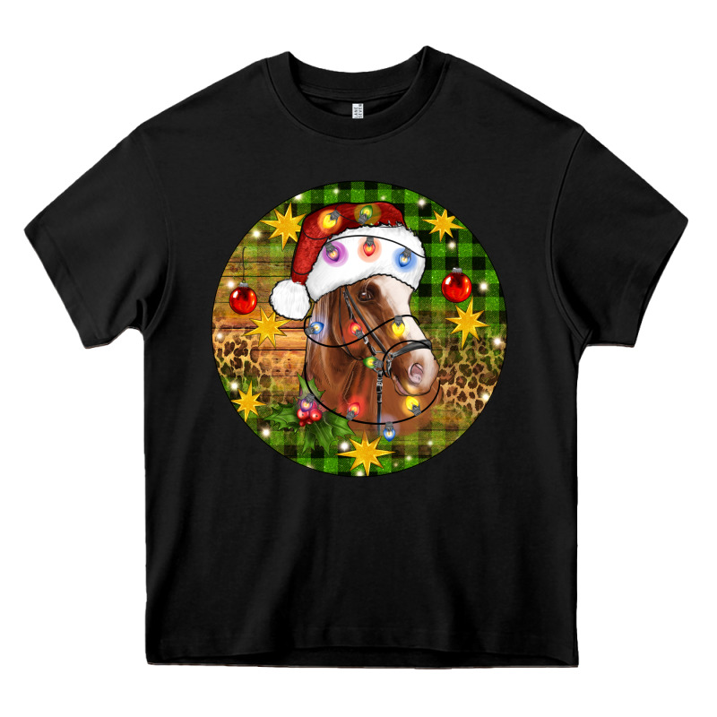 Christmas Horse Heavy Core Tee by Artiststas | Teevron