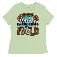 Matcha my heart is on that field football Ladies Tee - RanaPortraitStore