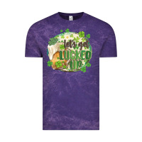 Cloud Purple let's get lucked up Vintage Tee - MaliasSmallBusiness