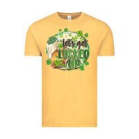 Vintage Mustard let's get lucked up Vintage Tee - MaliasSmallBusiness