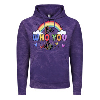 Cloud Purple be who you are Vintage Hoodie - MaliasSmallBusiness