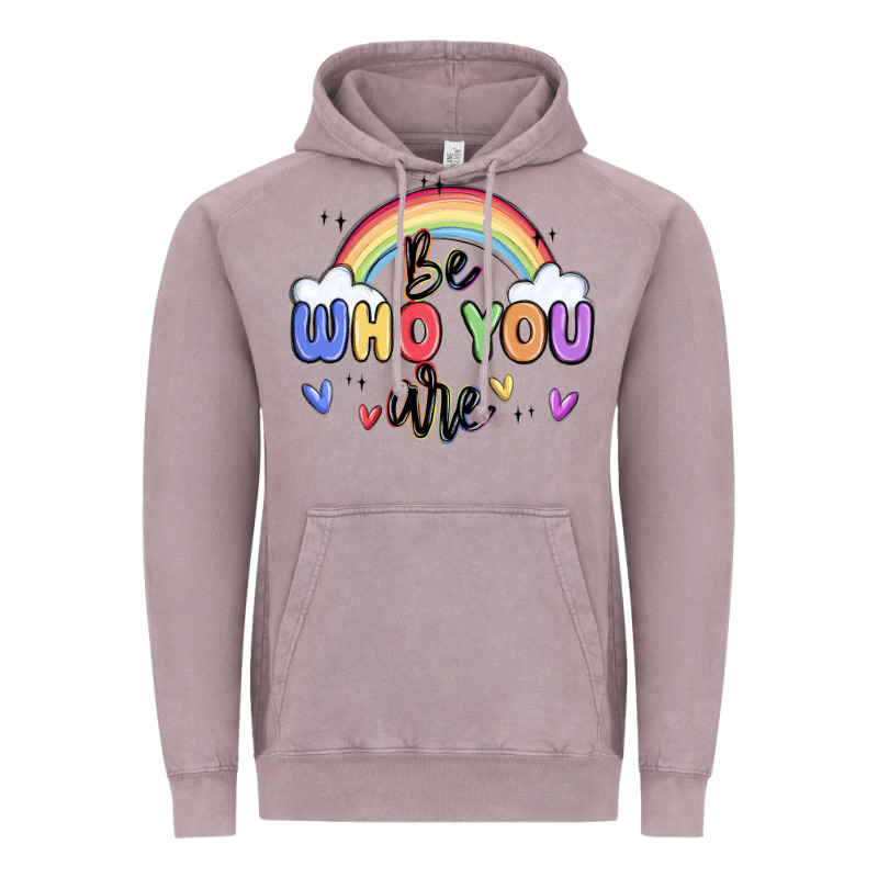 Be Who You Are Vintage Hoodie by MaliasSmallBusiness | Teevron