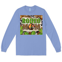 Colony Blue Western Rodeo Mom Tumbler Long Sleeve Tee - BundleAndBundleShop
