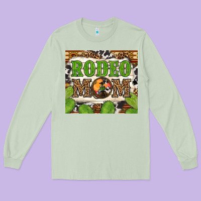 Western Rodeo Mom Tumbler Long Sleeve Tee Designed By Bundleandbundleshop
