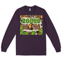 Plum Western Rodeo Mom Tumbler Long Sleeve Tee - BundleAndBundleShop
