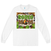 White Western Rodeo Mom Tumbler Long Sleeve Tee - BundleAndBundleShop