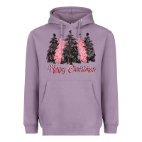 Lavender pink merry christmas Heavyweight Hoodie - CowGirlArtShop