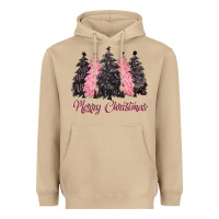 Mushroom pink merry christmas Heavyweight Hoodie - CowGirlArtShop