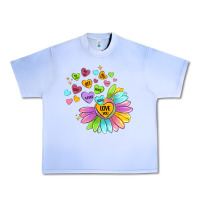 Grape Ice sunflower love hugs Urban Heavy Tee - MaliasSmallBusiness