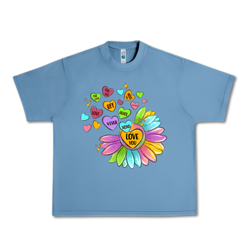 Sunflower Love Hugs Urban Heavy Tee by MaliasSmallBusiness | Teevron
