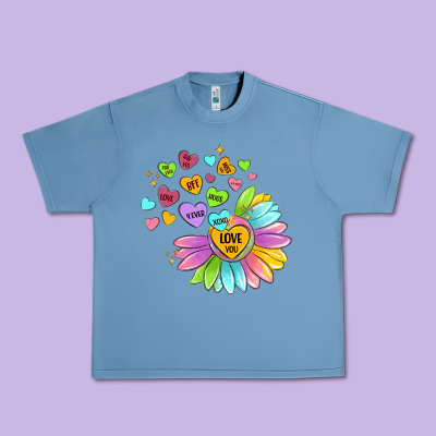 Sunflower Love Hugs Urban Heavy Tee Designed By Maliassmallbusiness