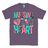 Lavender nursing is a work of heart Classic Tee - NancyCooperArtShop