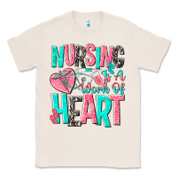 Natural nursing is a work of heart Classic Tee - NancyCooperArtShop