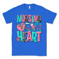 True Royal nursing is a work of heart Classic Tee - NancyCooperArtShop