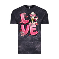 Cloud Black love cow valentine's day Vintage Tee - MaliasSmallBusiness