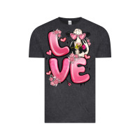 Vintage Black love cow valentine's day Vintage Tee - MaliasSmallBusiness