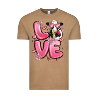 Vintage Coffee love cow valentine's day Vintage Tee - MaliasSmallBusiness