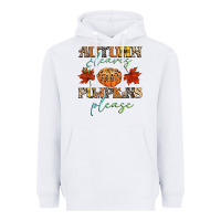White autumn leaves and pumpkins please Heavyweight Hoodie - CowGirlArtShop