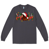 Smoke Western Mom With Woman In Santa Hat Long Sleeve Tee - BundleAndBundleShop