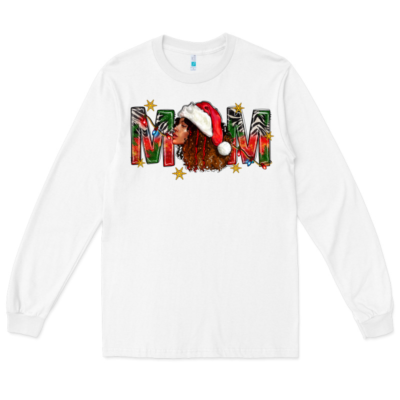 Western Mom With Woman In Santa Hat Long Sleeve Tee by BundleAndBundleShop | Teevron