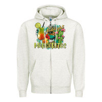Oatmeal Heather Midnight Margaritas Zipper Hoodie - texasbilliewilder
