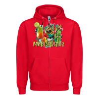 Red Midnight Margaritas Zipper Hoodie - texasbilliewilder