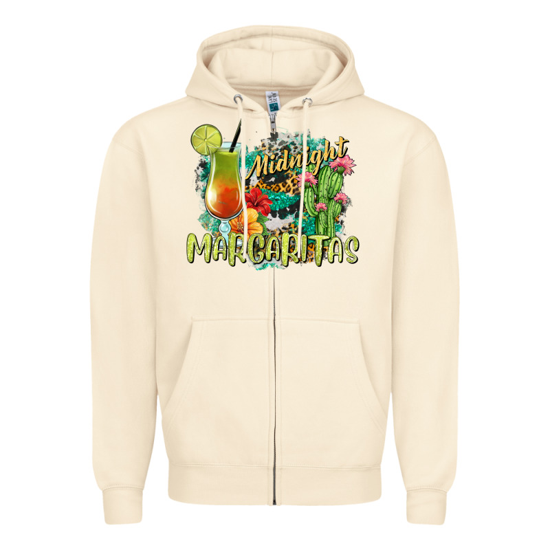 Midnight Margaritas Zipper Hoodie by texasbilliewilder | Teevron