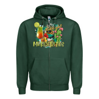 Sports Green Midnight Margaritas Zipper Hoodie - texasbilliewilder