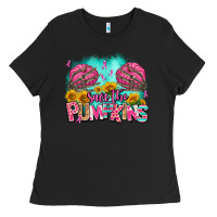 Black save the pumpkins Ladies Tee - AdoDesignShop