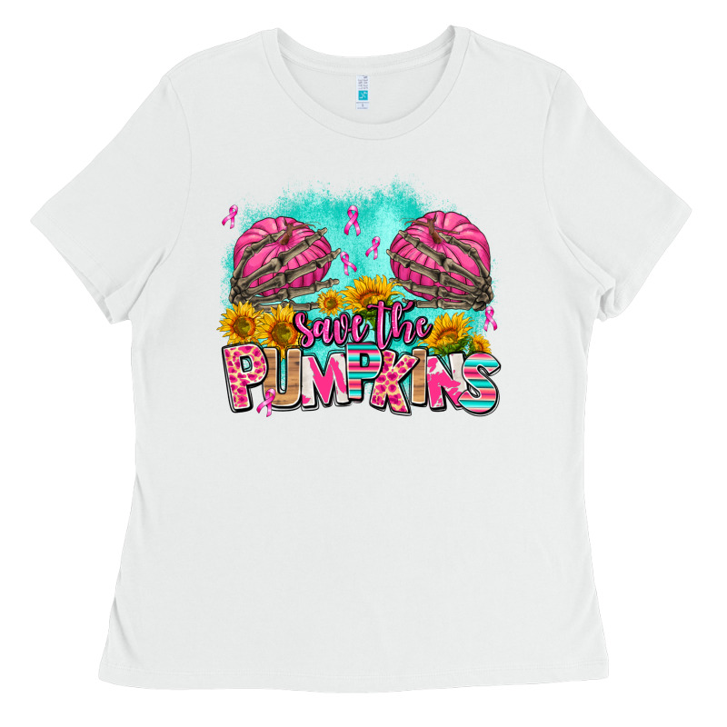 Save The Pumpkins Ladies Tee by AdoDesignShop | Teevron