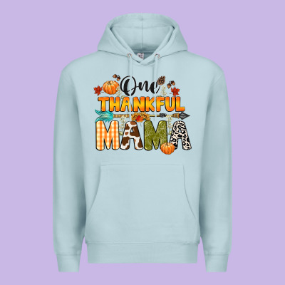 One Thankful Mama Premium Hoodie Designed By Cowgirlartshop