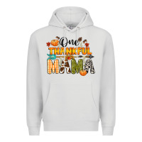 Dove Grey one thankful mama Premium Hoodie - CowGirlArtShop