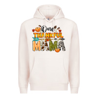 Pale Pink one thankful mama Premium Hoodie - CowGirlArtShop