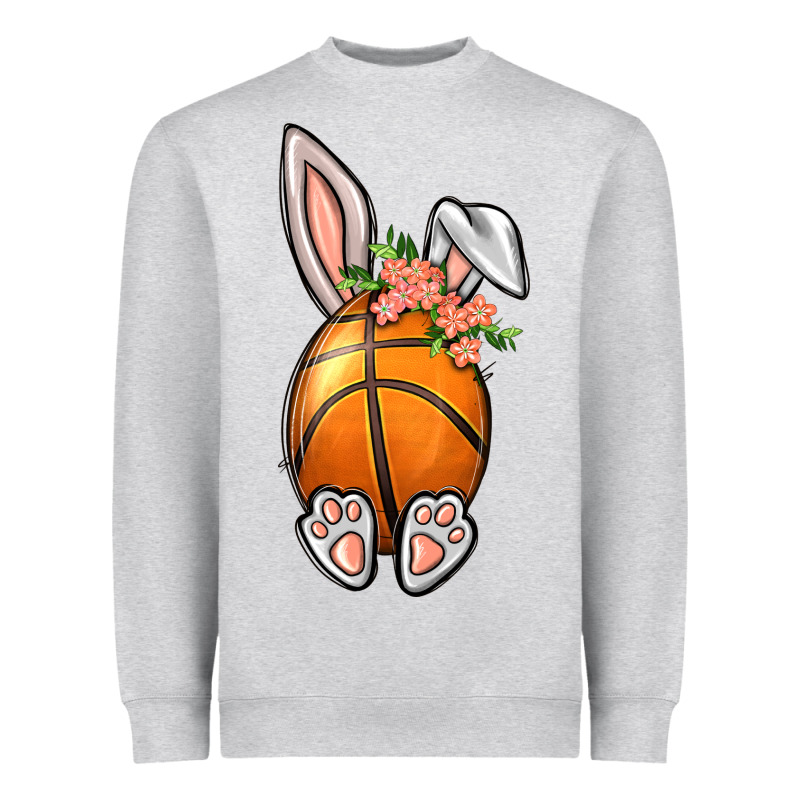 Basketball Easter Bunny Heavyweight Sweatshirt by BundleAndBundleShop | Teevron