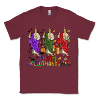 Burgundy san judas happy  hallothanksmas Classic Tee - JahusDesignShop