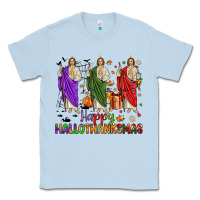 Dusty Blue san judas happy  hallothanksmas Classic Tee - JahusDesignShop