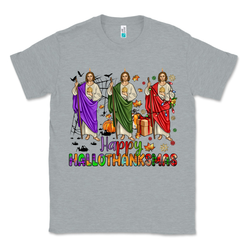 San Judas Happy  Hallothanksmas Classic Tee by JahusDesignShop | Teevron