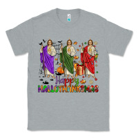 Heather Grey san judas happy  hallothanksmas Classic Tee - JahusDesignShop