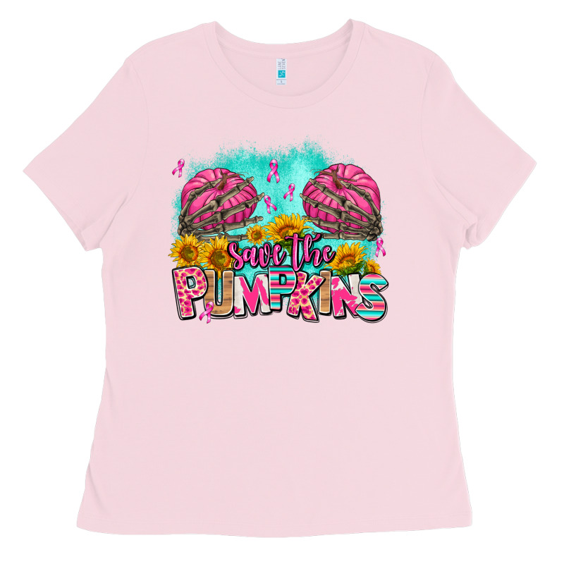 Save The Pumpkins Ladies Tee by AdoDesignShop | Teevron