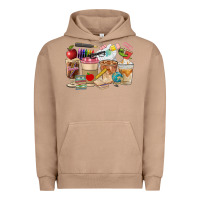 Pigment Burro Teacher Coffee Cups Urban Hoodie - FaDigitalArtStudio