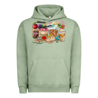 Pigment Oil Green Teacher Coffee Cups Urban Hoodie - FaDigitalArtStudio