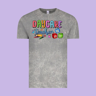 Daycare Teacher Vintage Tee Designed By Maliassmallbusiness