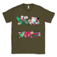Army Green custom name nurse Classic Tee - NancyCooperArtShop
