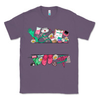 Lavender custom name nurse Classic Tee - NancyCooperArtShop