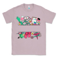 Lilac custom name nurse Classic Tee - NancyCooperArtShop