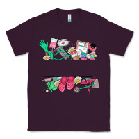 Plum custom name nurse Classic Tee - NancyCooperArtShop