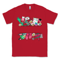 Red custom name nurse Classic Tee - NancyCooperArtShop
