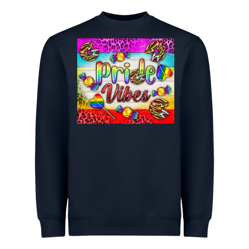 Pride Vibes Lgbtq+ Tumbler Heavyweight Sweatshirt by BundleAndBundleShop | Teevron