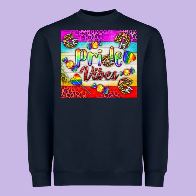 Pride Vibes Lgbtq+ Tumbler Heavyweight Sweatshirt Designed By Bundleandbundleshop